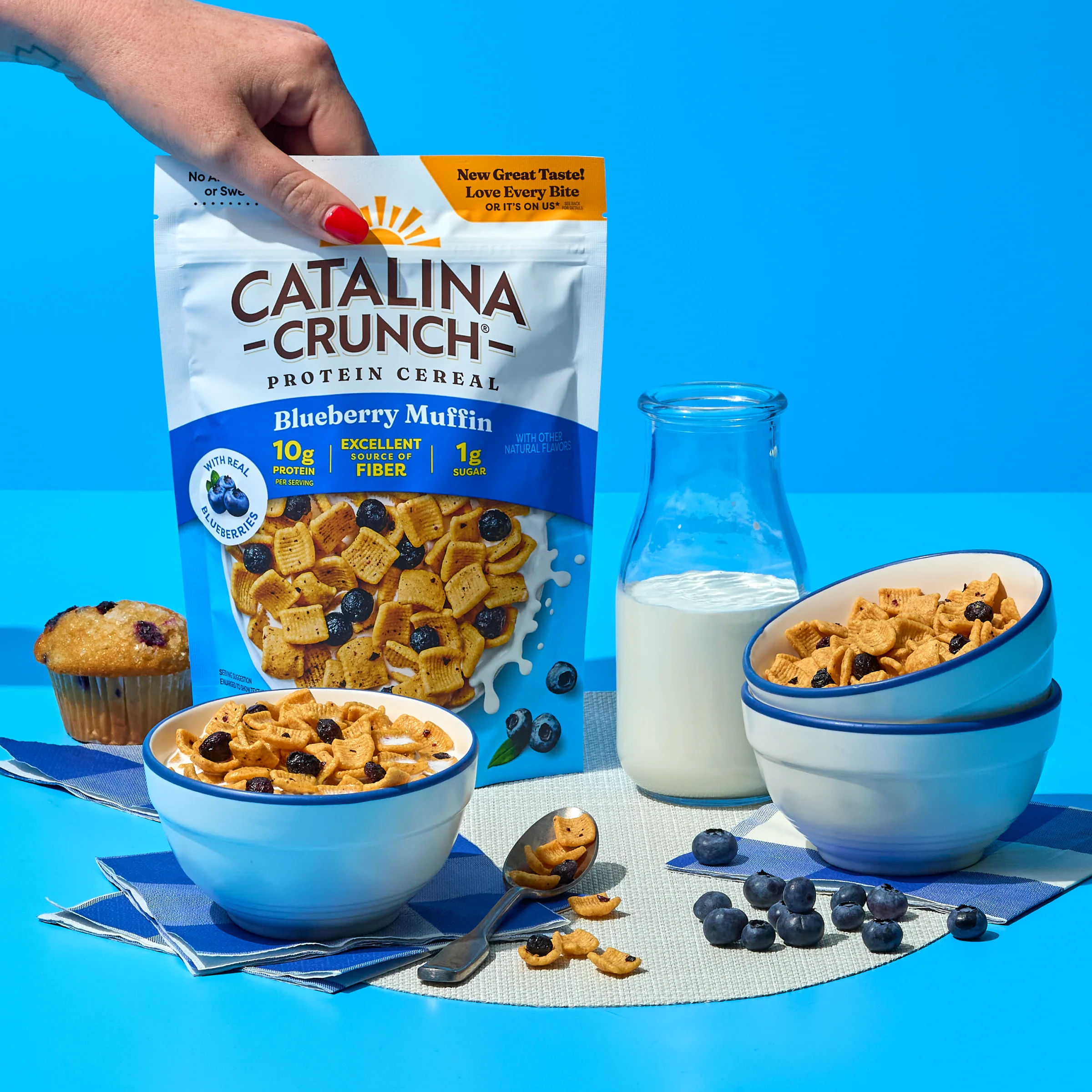 Blueberry Muffin with Blueberries Cereal - Image 5
